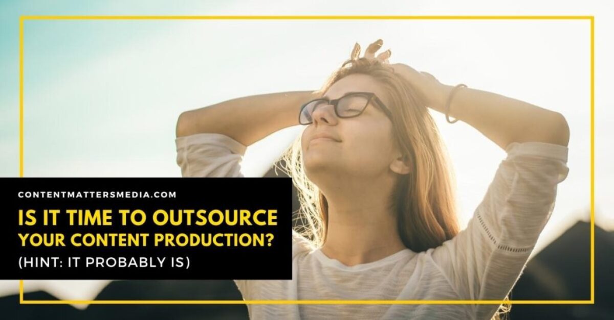 Is It Time To Outsourse Your Blog Content