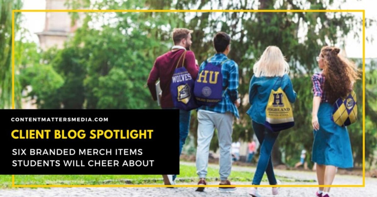 School Spirit - Six Branded Merch Items Students Will Cheer About